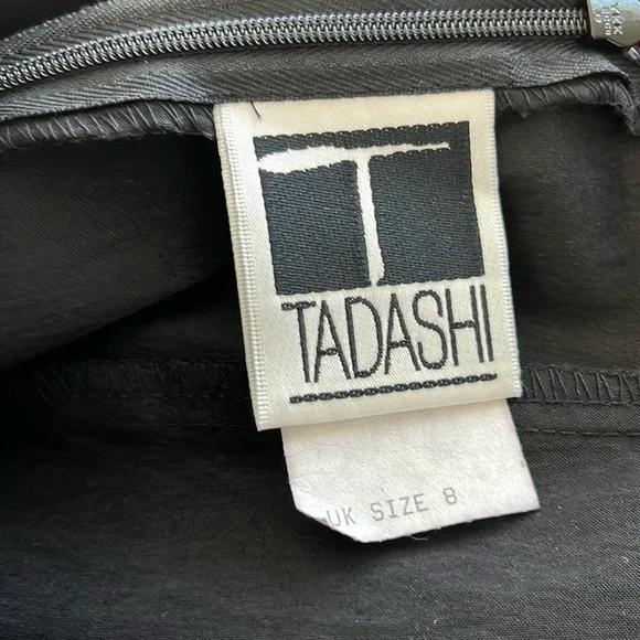 Tadashi VTG Panel Midi Mermaid Fit Flare Pencil Skirt